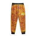 Flaming Sun Print Sweatpants