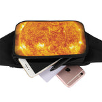 Flaming Sun Print Waist Bag