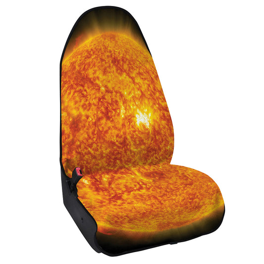 Flaming Sun Print Waterproof Car Seat Cover