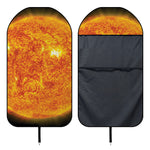 Flaming Sun Print Waterproof Car Seat Cover