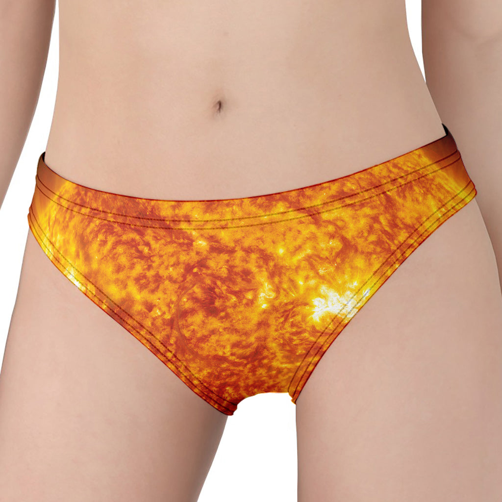 Flaming Sun Print Women's Panties