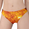 Flaming Sun Print Women's Panties