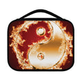 Flaming Yin Yang Print Classic Bible Case