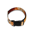 Flaming Yin Yang Print Dog Collar