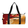 Flaming Yin Yang Print Gym Bag