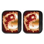 Flaming Yin Yang Print Handle Covers