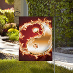 Flaming Yin Yang Print House Flag