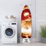 Flaming Yin Yang Print Ironing Board Cover