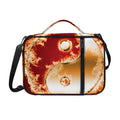 Flaming Yin Yang Print Shoulder Strap Bible Bag