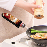 Flaming Yin Yang Print Skillet Handle Cover