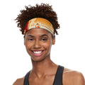 Flaming Yin Yang Print Sports Headband