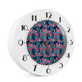 Flamingo And Hawaiian Floral Print Alarm Clock