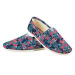 Flamingo And Hawaiian Floral Print Casual Shoes