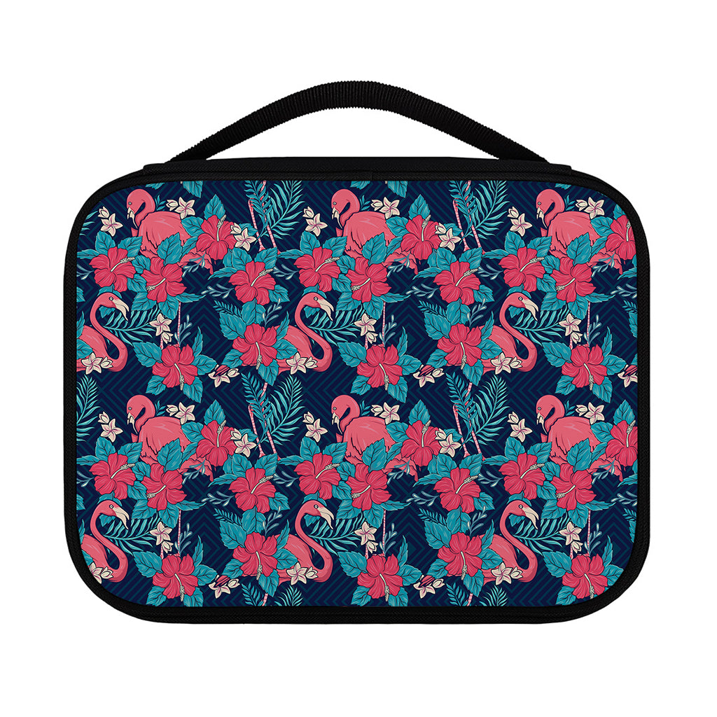 Flamingo And Hawaiian Floral Print Classic Bible Case