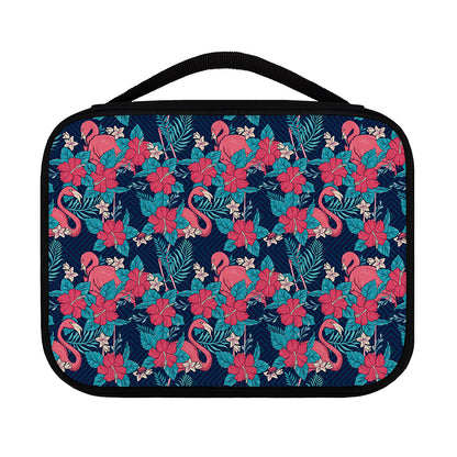 Flamingo And Hawaiian Floral Print Classic Bible Case