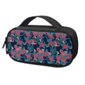 Flamingo And Hawaiian Floral Print Portable Cooler Travel Case