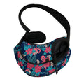 Flamingo And Hawaiian Floral Print Pet Sling Carrier