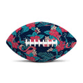 Flamingo And Hawaiian Floral Print Rugby Ball