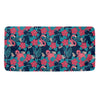 Flamingo And Hawaiian Floral Print Towel