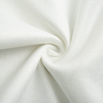 Cute Polar Bear Pattern Print Fleece Lined Knit Pants