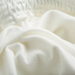 Bouvardia Flower Print Fleece Lined Knit Pants
