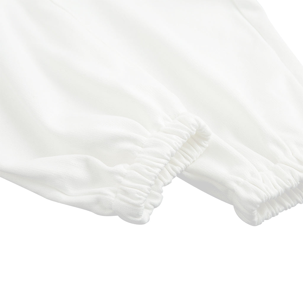 Ice Blue Marble Print Fleece Lined Knit Pants