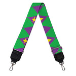 Fleur-De-Lis Mardi Gras Pattern Print Bag Strap