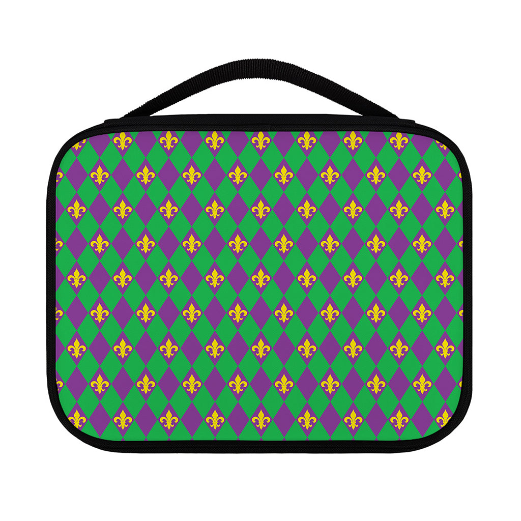 Fleur-De-Lis Mardi Gras Pattern Print Classic Bible Case