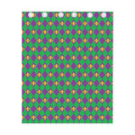Fleur-De-Lis Mardi Gras Pattern Print Curtain