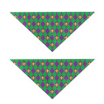 Fleur-De-Lis Mardi Gras Pattern Print Dog Bandana