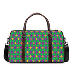 Fleur-De-Lis Mardi Gras Pattern Print Duffle Bag