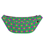 Fleur-De-Lis Mardi Gras Pattern Print Fanny Pack