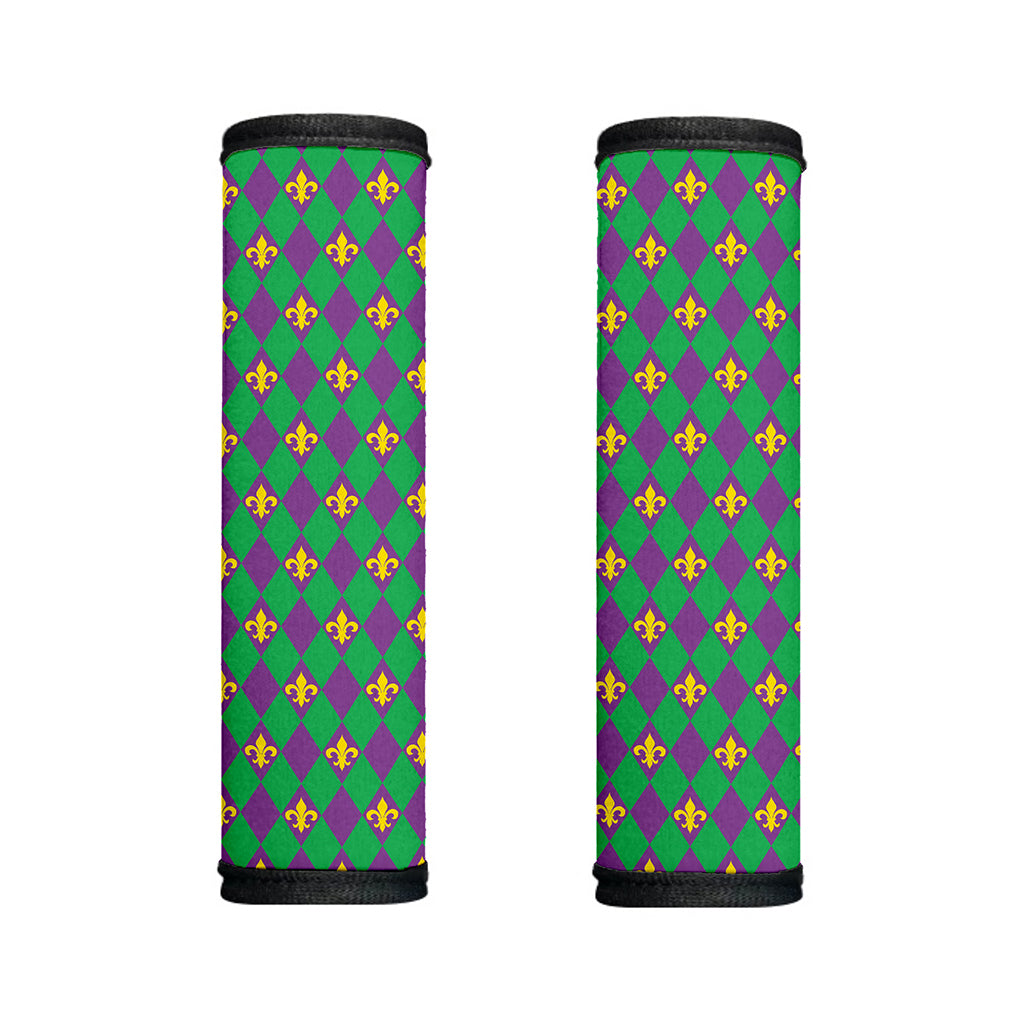 Fleur-De-Lis Mardi Gras Pattern Print Handle Covers