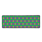 Fleur-De-Lis Mardi Gras Pattern Print Long Kitchen Mat