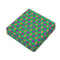 Fleur-De-Lis Mardi Gras Pattern Print Outdoor Seat Cushion Cover