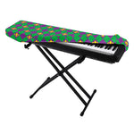 Fleur-De-Lis Mardi Gras Pattern Print Piano Keyboard Cover
