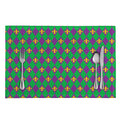 Fleur-De-Lis Mardi Gras Pattern Print Placemat