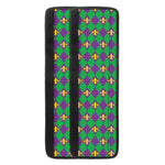 Fleur-De-Lis Mardi Gras Pattern Print Refrigerator Handle Covers