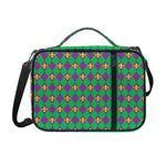 Fleur-De-Lis Mardi Gras Pattern Print Shoulder Strap Bible Bag