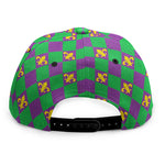 Fleur-De-Lis Mardi Gras Pattern Print Snapback Cap