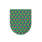 Fleur-De-Lis Mardi Gras Pattern Print Toilet Lid Cover