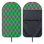 Fleur-De-Lis Mardi Gras Pattern Print Waterproof Car Seat Cover