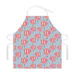 Floral Air Balloon Pattern Print Adjustable Apron