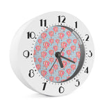 Floral Air Balloon Pattern Print Alarm Clock