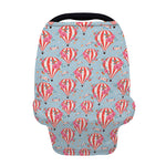 Floral Air Balloon Pattern Print Baby Seat Cover