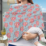 Floral Air Balloon Pattern Print Baby Seat Cover