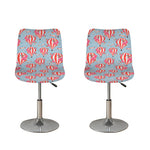 Floral Air Balloon Pattern Print Bar Stool Covers