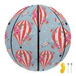 Floral Air Balloon Pattern Print Basketball