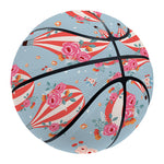 Floral Air Balloon Pattern Print Basketball