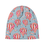 Floral Air Balloon Pattern Print Beanie